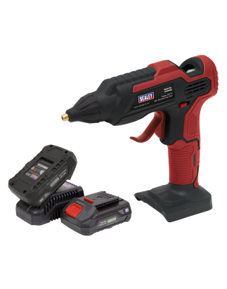 Cordless Glue Gun Kit 20V 2Ah SV20 Series - 2 Batteries