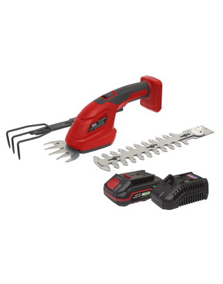 Kit d'outils de jardinage sans fil 3 en 1, 20 V, 2 Ah, série SV20