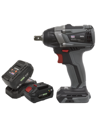 Brushless Impact Wrench Kit 1/2"Sq Drive 20V 4Ah SV20 Series