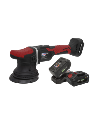 Cordless Orbital Polisher Kit 20V 4Ah SV20 Series Ø125mm - 2 Batteries