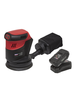 Cordless Orbital Palm Sander Kit Ø125mm 20V 2Ah SV20 Series