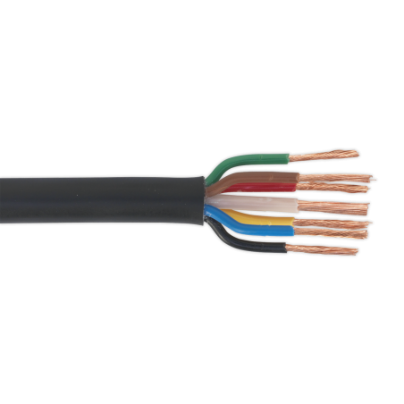 Automotive Cable Thin Wall 6 x 1mm² 32/0.20mm, 1 x 2mm² 28/0.30mm 30m Black