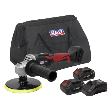 Cordless Rotary Polisher Kit 20V 4Ah SV20 Series Ø150mm - 2 Batteries