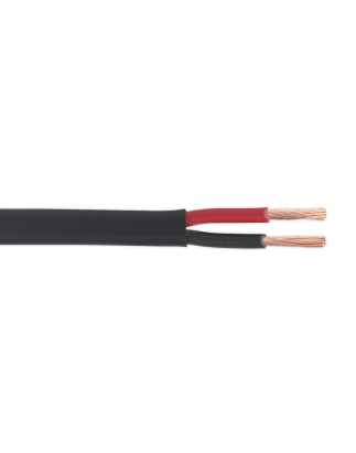 Automotive Cable Thick Wall Flat Twin 2 x 2mm² 28/0.30mm 30m Black