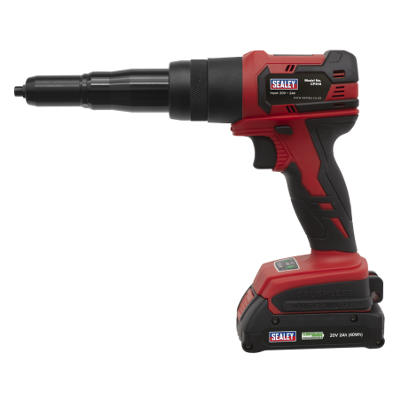 Cordless Riveter 20V 2Ah Lithium-ion