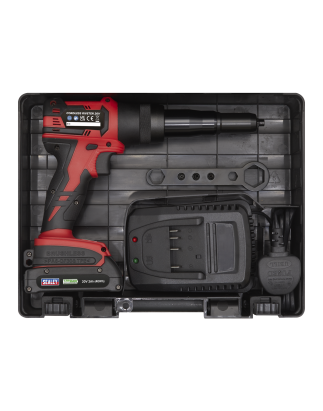 Cordless Riveter 20V 2Ah Lithium-ion