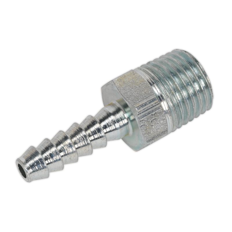 PCL Screwed Tailpiece Male 1/4"BSPT - 3/16" Hose - Pack of 5