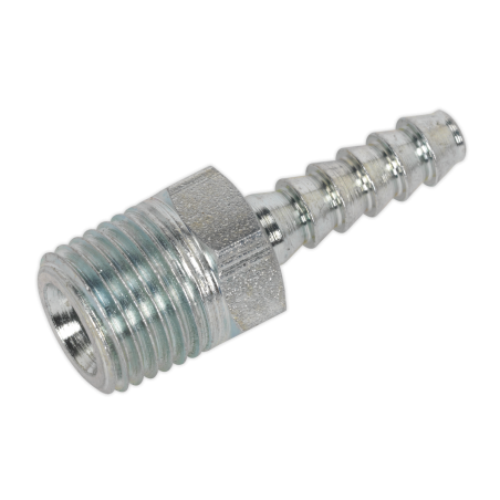 PCL Screwed Tailpiece Male 1/4"BSPT - 3/16" Hose - Pack of 5