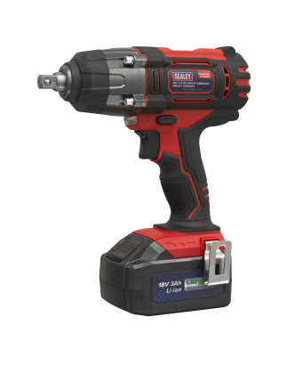 Cordless Impact Wrench 18V 3Ah Lithium-ion 1/2"Sq Drive