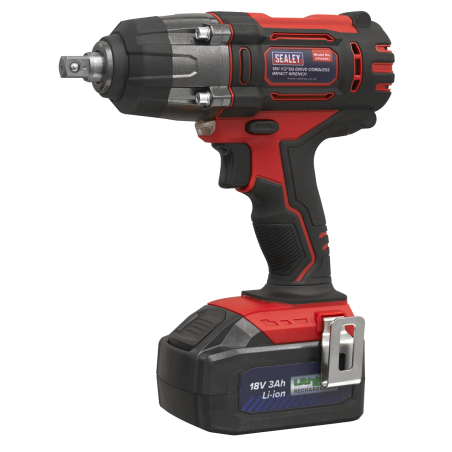 Cordless Impact Wrench 18V 3Ah Lithium-ion 1/2"Sq Drive