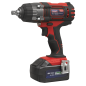 Cordless Impact Wrench 18V 3Ah Lithium-ion 1/2"Sq Drive