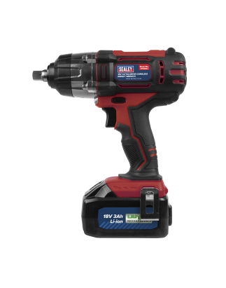 Cordless Impact Wrench 18V 3Ah Lithium-ion 1/2"Sq Drive