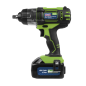 Cordless Impact Wrench 18V 3Ah Lithium-ion 1/2"Sq Drive Hi-Vis