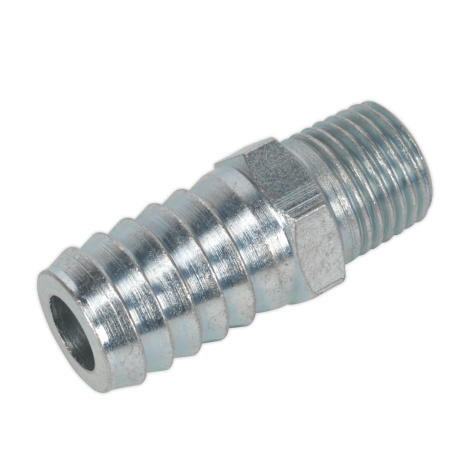 PCL Screwed Tailpiece Male 1/4"BSPT - 1/2" Hose - Pack of 5