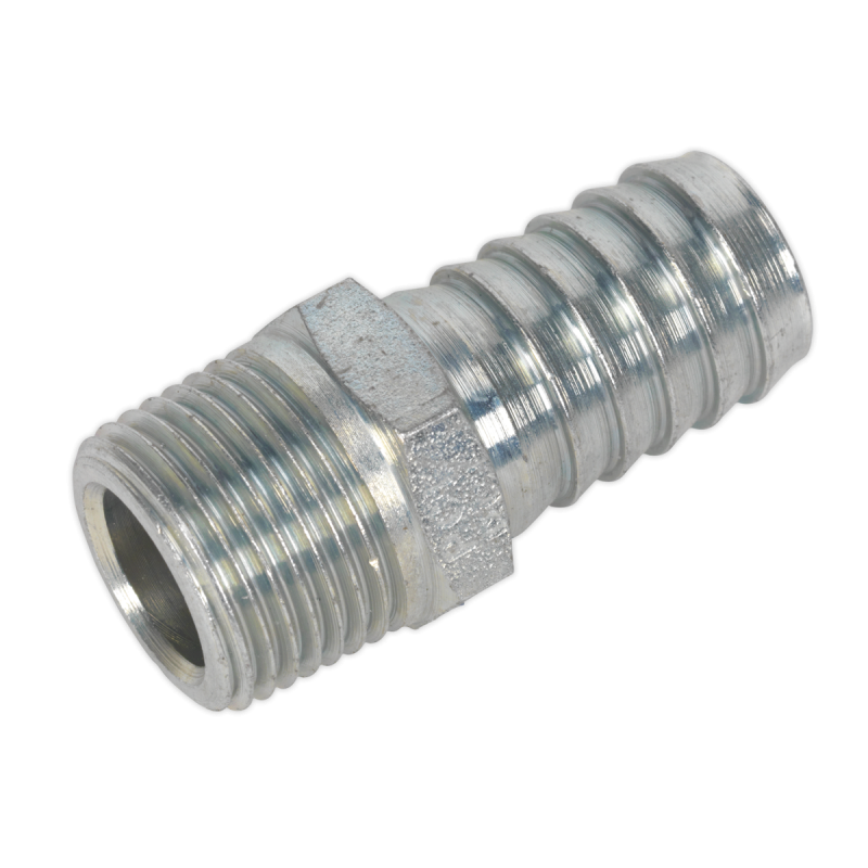 PCL Screwed Tailpiece Male 3/8"BSPT - 1/2" Hose - Pack of 5