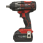 Cordless Brushless Impact Wrench 18V 4Ah Lithium-ion 1/2"Sq Drive