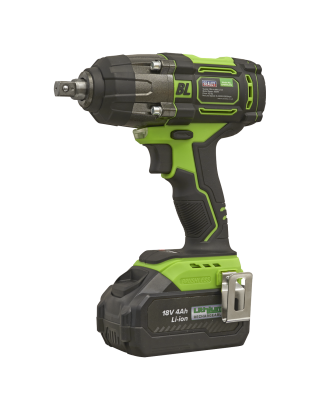 Cordless Impact Wrench 18V 4Ah Lithium-ion 1/2"Sq Drive