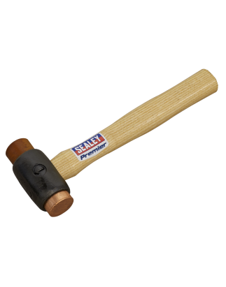 Copper/Rawhide Faced Hammer 1.5lb Hickory Shaft