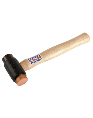 Copper/Rawhide Faced Hammer 2.25lb Hickory Shaft