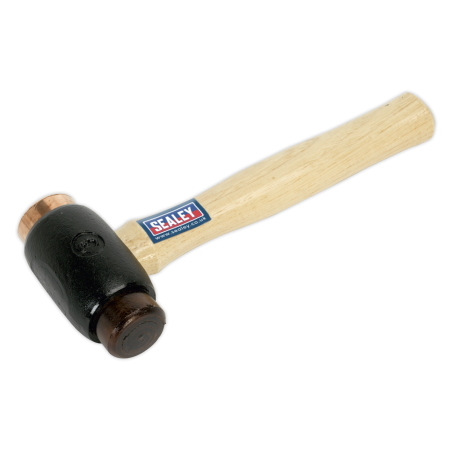 Copper/Rawhide Faced Hammer 3.5lb Hickory Shaft