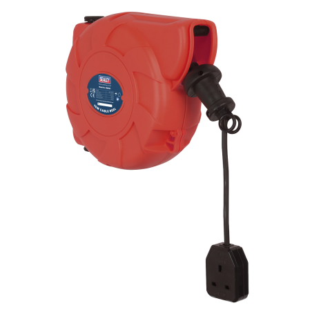 Cable Reel System Retractable 10m 1 x 230V Socket