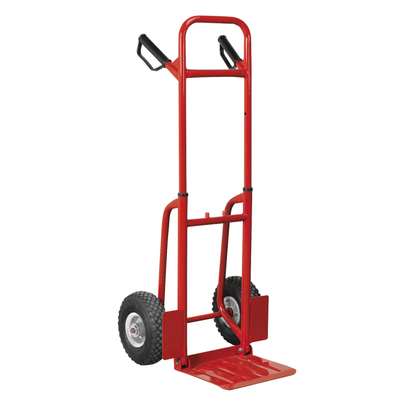 Folding Sack Truck with Pneumatic Tyres 200kg Capacity