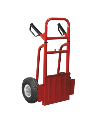 Folding Sack Truck with Pneumatic Tyres 200kg Capacity