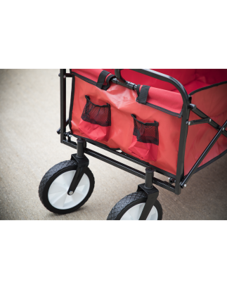 Chariot pliable en toile, capacité de 70 kg