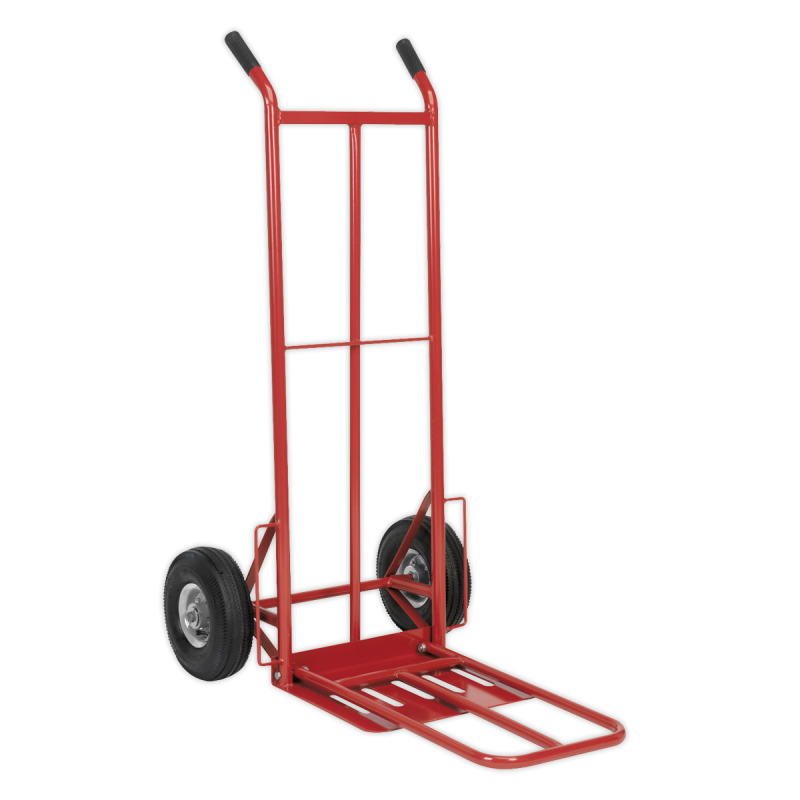 Folding Sack Truck with Pneumatic Tyres 250kg Capacity