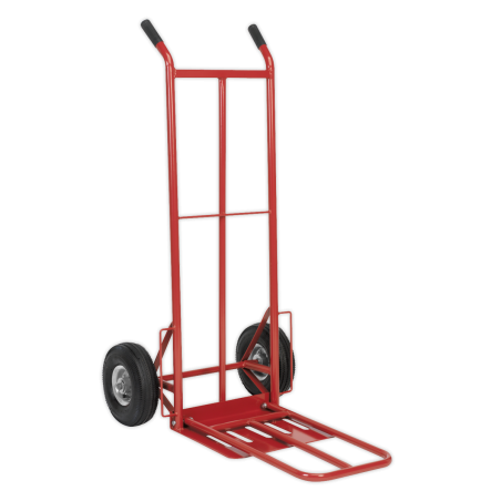 Folding Sack Truck with Pneumatic Tyres 250kg Capacity