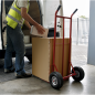 Folding Sack Truck with Pneumatic Tyres 250kg Capacity