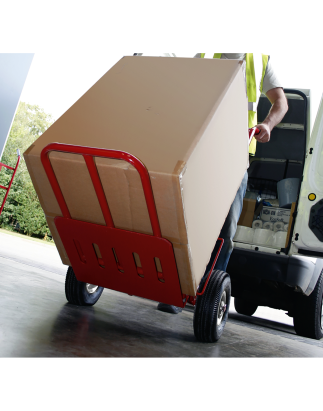 Folding Sack Truck with Pneumatic Tyres 250kg Capacity