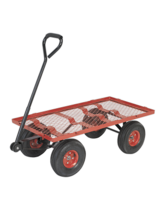 Platform Truck with Removable Sides, Pneumatic Tyres 200kg Capacity