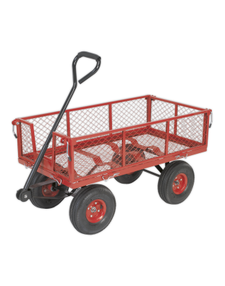 Platform Truck with Removable Sides, Pneumatic Tyres 200kg Capacity