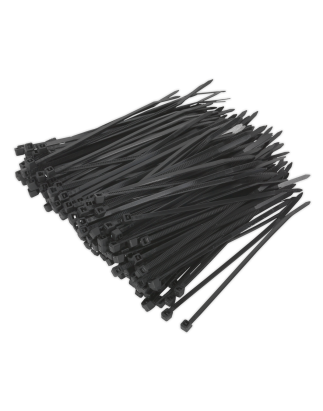 Cable Tie 100 x 2.5mm Black Pack of 200