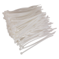 Cable Tie 100 x 2.5mm White Pack of 200