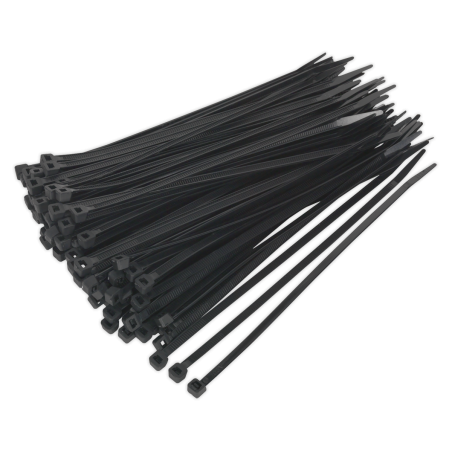 Cable Tie 200 x 4.8mm Black Pack of 100