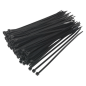 Cable Tie 200 x 4.8mm Black Pack of 100