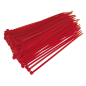 Attache-câble 200 x 4,4 mm Rouge Paquet de 100