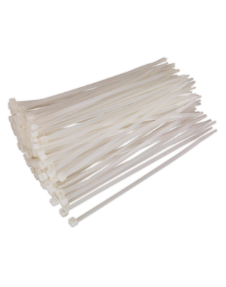 Cable Tie 200 x 4.8mm White Pack of 100