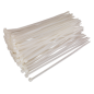 Cable Tie 200 x 4.8mm White Pack of 100