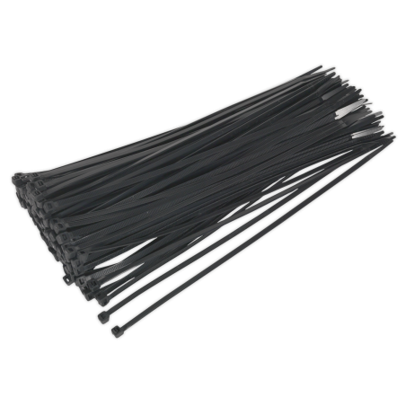 Cable Tie 300 x 4.8mm Black Pack of 100