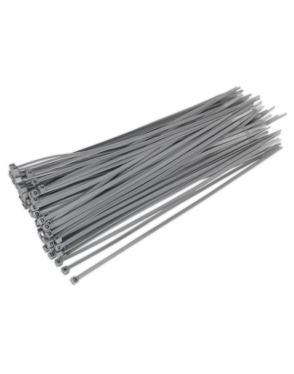 Cable Tie 300 x 4.4mm Silver Pack of 100