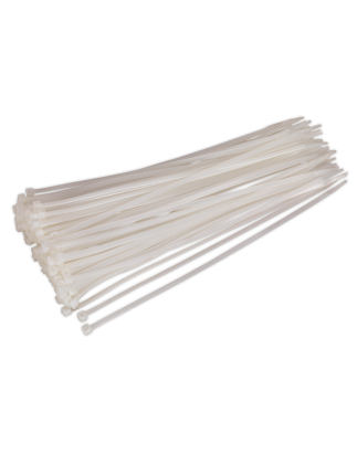 Cable Tie 300 x 4.8mm White Pack of 100