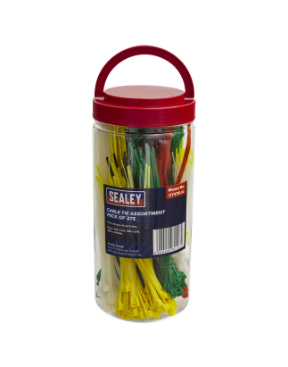 Cable Tie Assortment Pack of 375