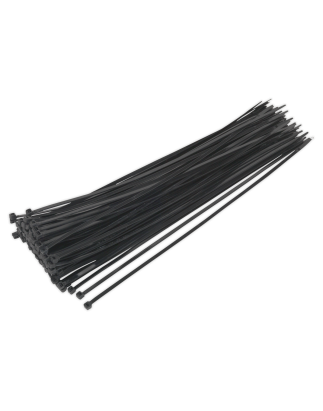 Cable Tie 380 x 4.8mm Black Pack of 100