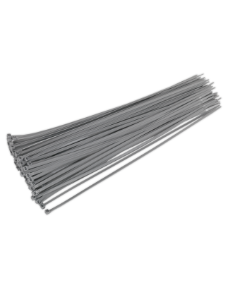 Cable Tie 380 x 4.4mm Silver Pack of 100