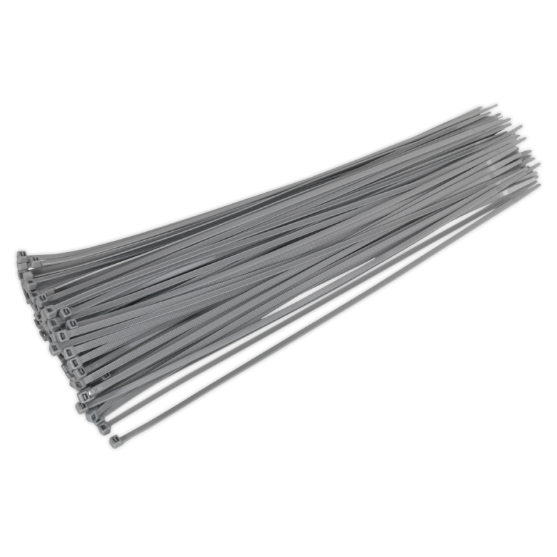 Cable Tie 380 x 4.4mm Silver Pack of 100