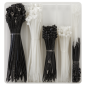 Cable Tie Assortment Black/White Pack of 600