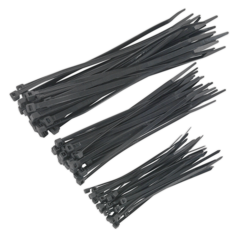 Cable Tie Assortment Black Pack of 75